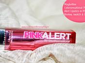 Maybelline Colorsensational Pink Alert Lipstick Review, Swatch LOTD