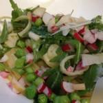 Lemon Linguine with Radishes