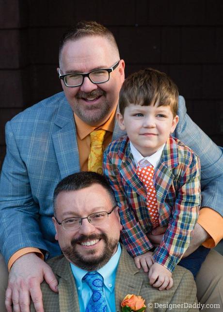 gay wedding - daddy papa and jon