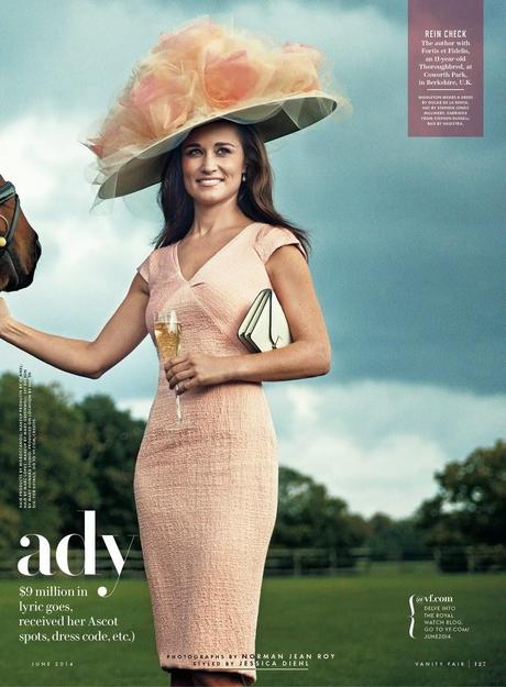 Pippa Middleton For Vanity Fair Magazine, June 2014