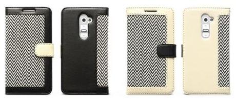 The Herringbone Diary Case for LG G2