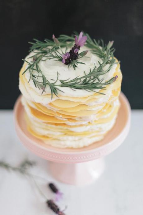 lavender honey crepe cake recipe