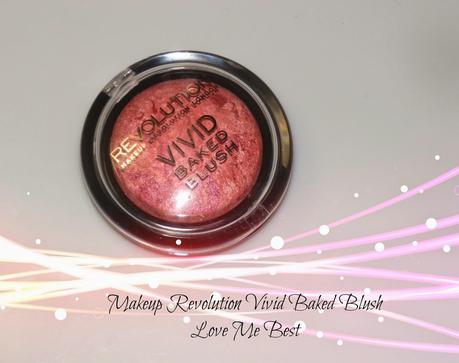 Makeup Revolution Baked Blush Love Me Best Swatches 