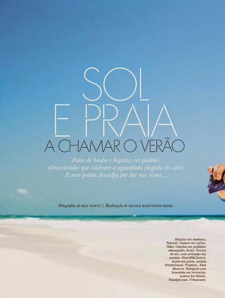 Aline Weber For Elle Magazine, Portugal, June 2014