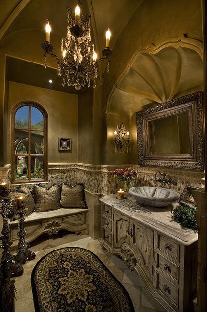 Tuscan Powder Room