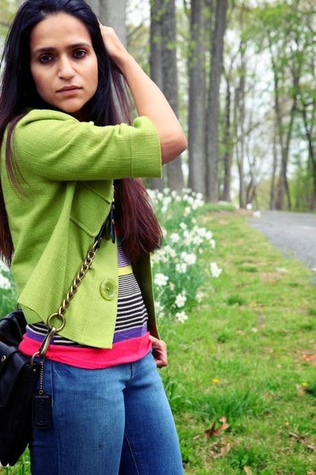 Michael Kors Jacket, Ted Baker Top, Jeans Zara, Boots Gap, Bag Coach, Tanvii.com