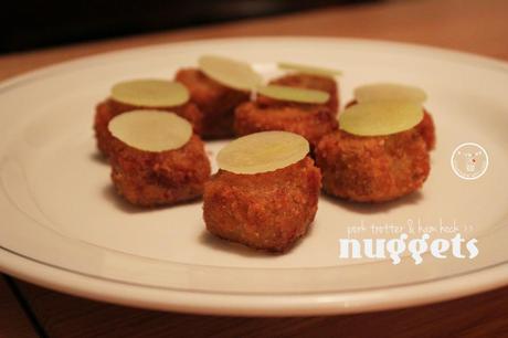 Pig trotter and ham hock nuggets