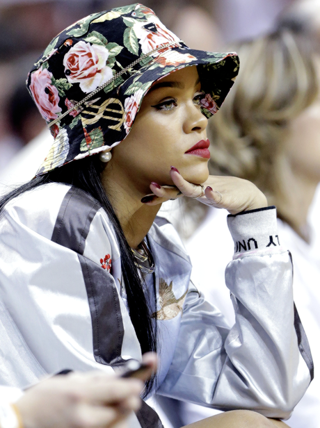 Rihanna Spotted At Miami Heat Game