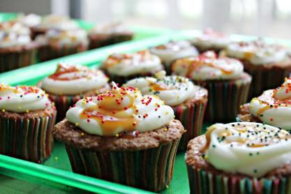 Caramel Apple Cupcakes and a heart warming tale.