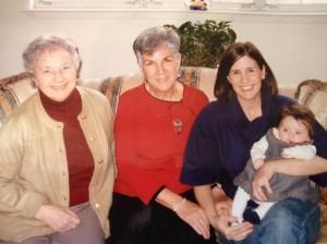 three generations of mothers