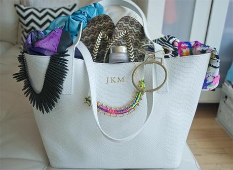 Gigi NYC Tote Monogrammed