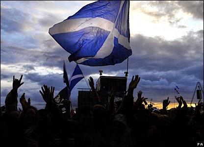 Flying The Flag For Scotland