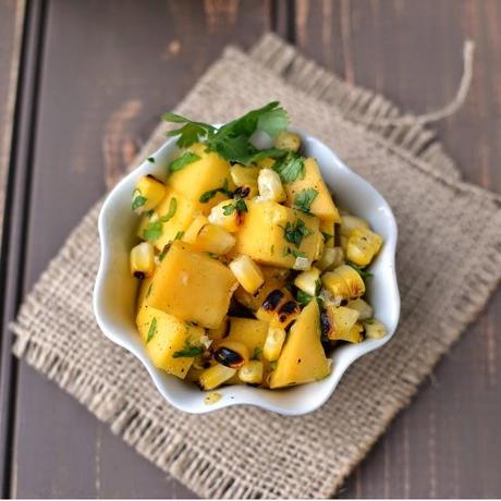 Mango & Roasted corn Salsa