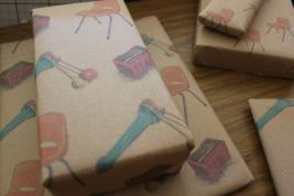Make your own funky wrapping paper