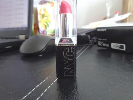 Spring Colors:  NYC Ultra Last Lipstick in shade Smooch 407