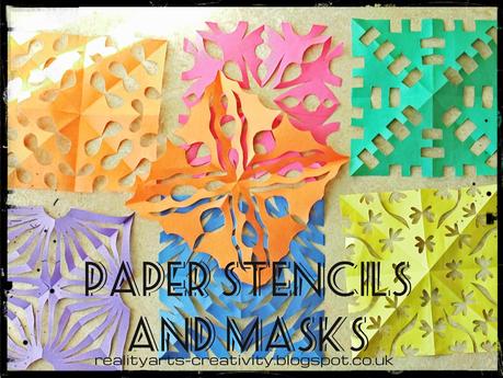 Recycled projects - Paper Stencils and masks