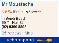 Mr Moustache on Urbanspoon