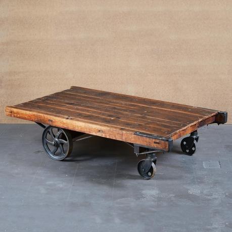 Vintage Factory Cart by Jacob Wener