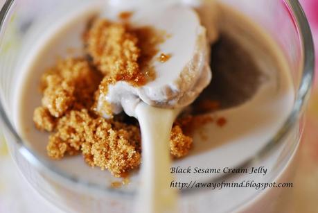 Black Sesame Cream Jelly （revisit） 黑芝麻冻