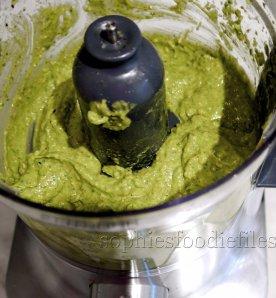 The lovely avocado pesto!