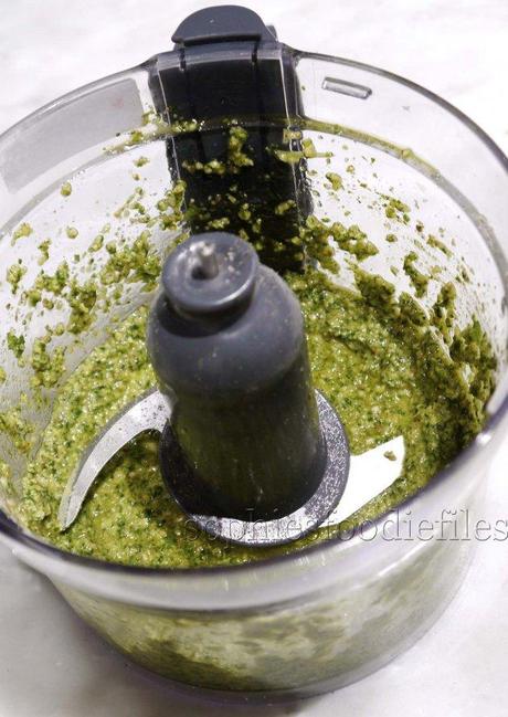 This coriander-walnut pesto is Vegan + Gluten-Free!