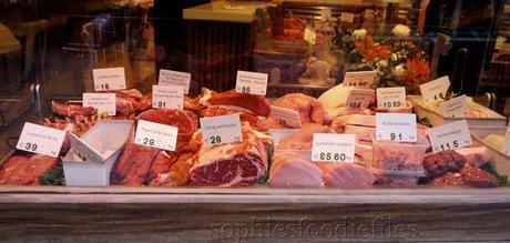 A large sort of different meat products!