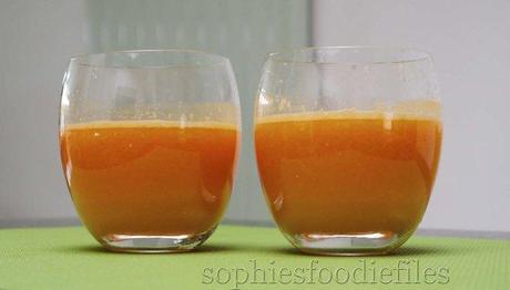MMM,...Raw carrot, orange & ginger juice!