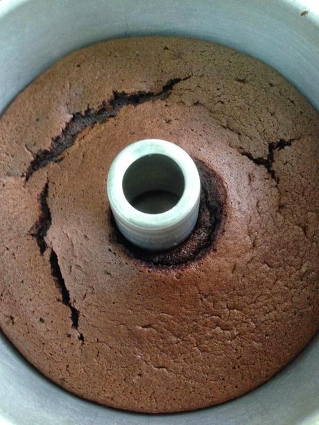 Japanese Dark Pearl Chocolate Chiffon Cake