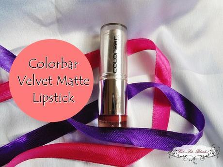 Colorbar Velvet Matte Lipstick in Pure Innocence 012 Review,Swatches,On my Lips