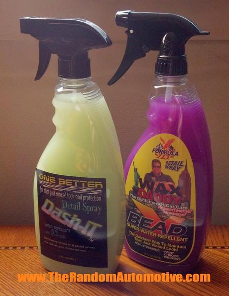 one better car care products dash-it bead x wax daddy spray detailer random auto review