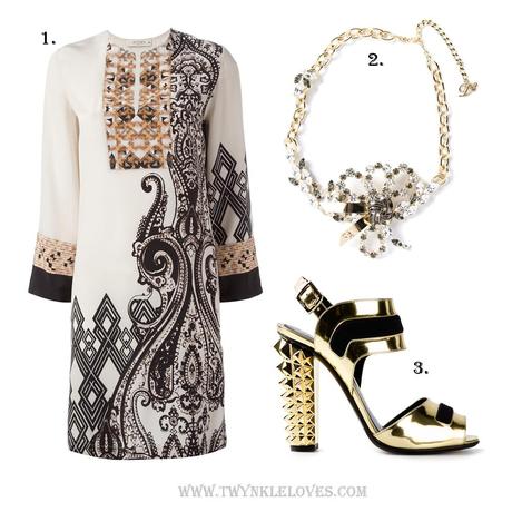 Outfit Edit: White + Gold Tones
