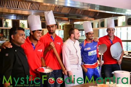 Cooking with Delhi Daredevils at K3, JW Marriott