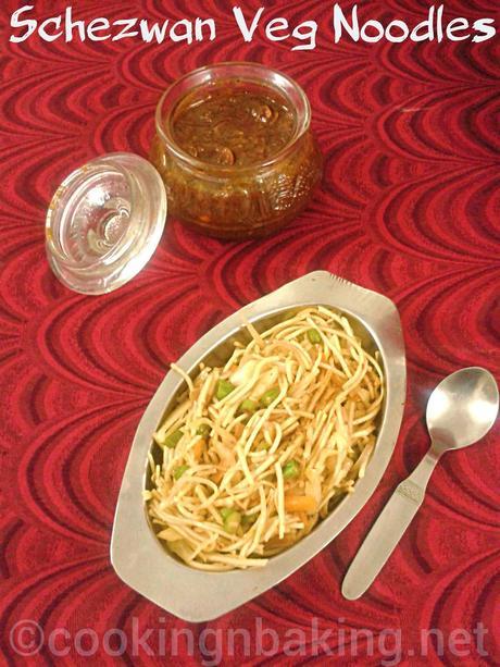 Schezwan Veg Noodles