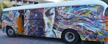 Freehand spray paint portraits by David Walker