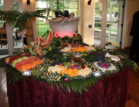 Wedding brunch buffet