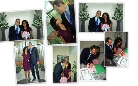Civil wedding collage