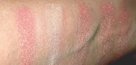 Bobbi Brown Shimmer Brick Nectar Swatches 