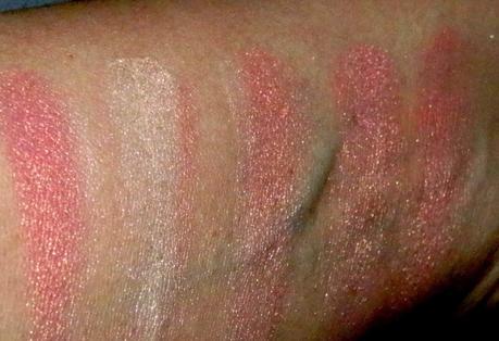 Bobbi Brown Shimmer Brick Nectar Swatches 