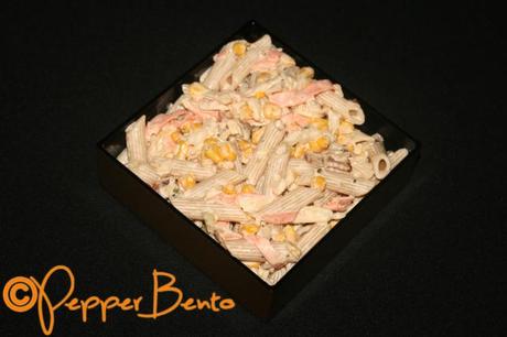 Coleslaw, Sweetcorn & Bacon Pasta Bento