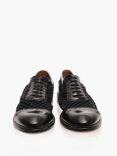 A Proper Air Out:  Paul Smith Rocco Lace and Mesh Shoe