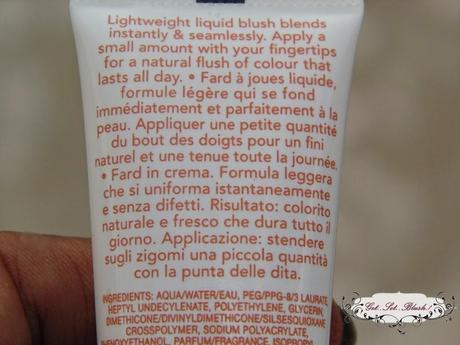 Rimmel Stay Blushed! Liquid Cheek Tint in Apricot Glow Review,Swatches,On me