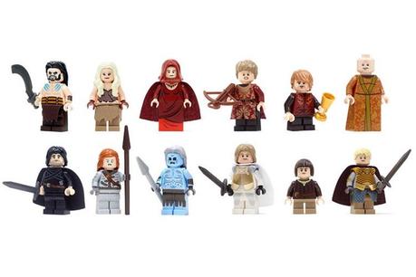 Unofficial Game of Thrones Lego Minifig Set