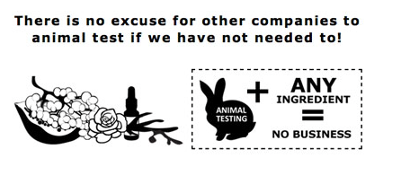 LUSH continues in the fight against animal testing for cosmetics