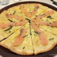 Five Cheese Pizza with salmon