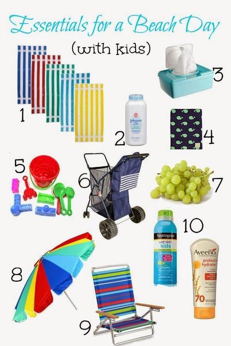 Essentials For A Beach Day With Kids