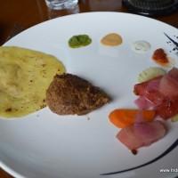 Galouti kebab, ulte tawa ka parantha & salad