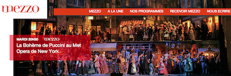 La Boheme from the MET, on Mezzo tonight