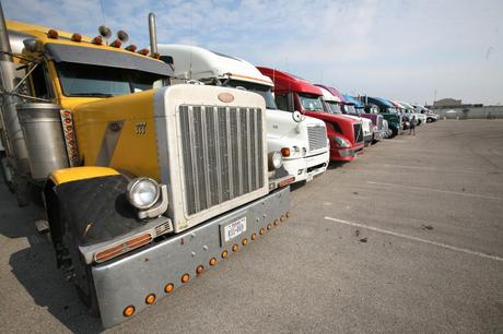 fleet of trucks