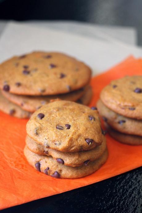 Vegan Orange Chocolate Chip Cookies