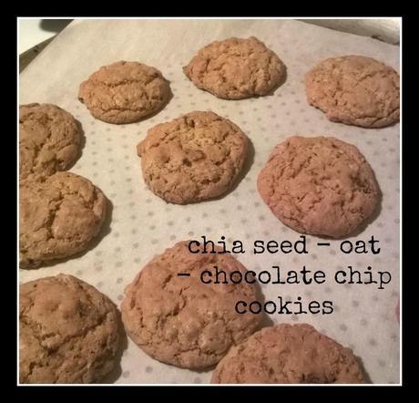 chia seed oat cookies